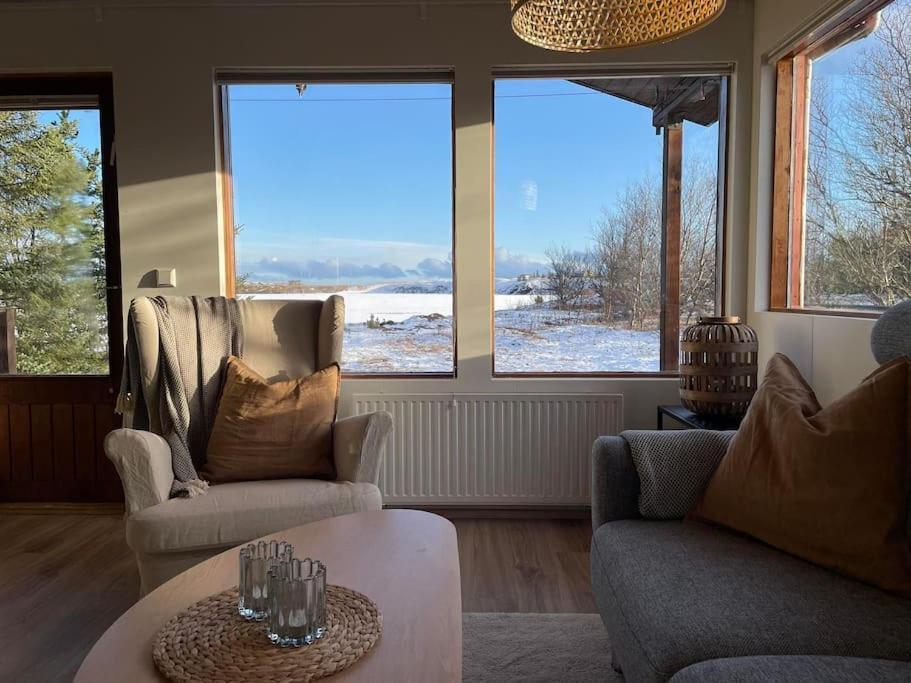 Lakeview Cabin Near Kirkjubæjarklaustur Esterno foto